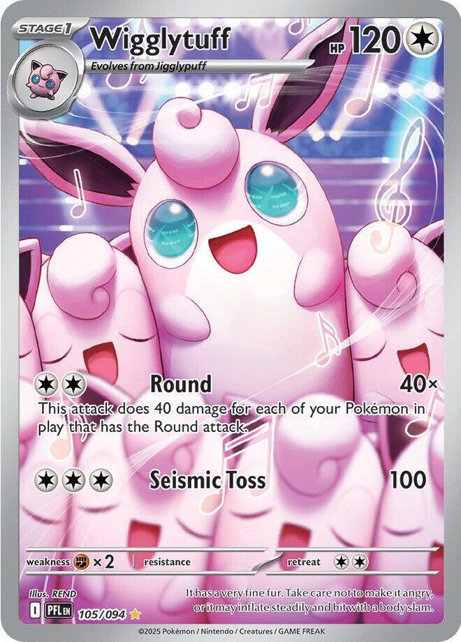 Pokemon Phantasmal Flames Wigglytuff 105/094