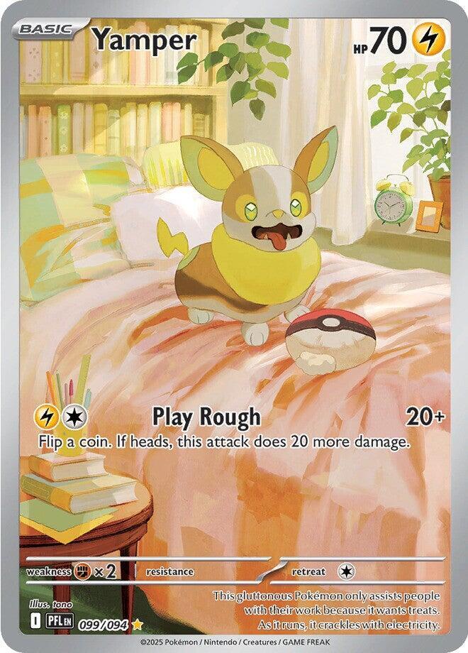 Pokemon Phantasmal Flames Yamper 099/094