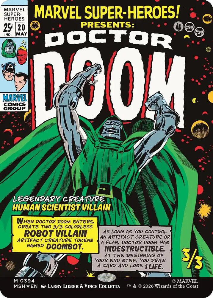 MTG Doctor Doom Borderless M0394