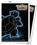 Ultra Pro Apex Deck Protector Sleeves - Neon Blastoise