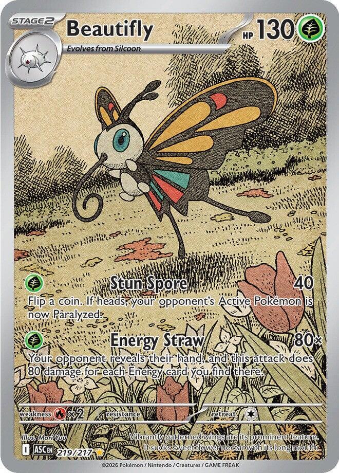 Pokemon Ascended Heroes Beautifly 219/217