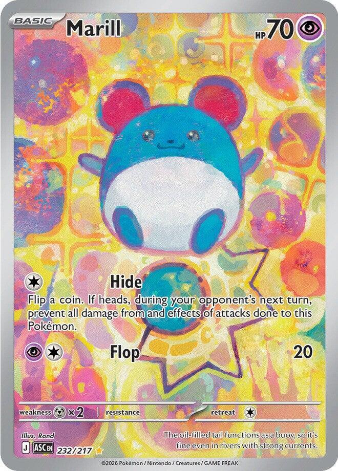 Pokemon Ascended Heroes Marill 232/217