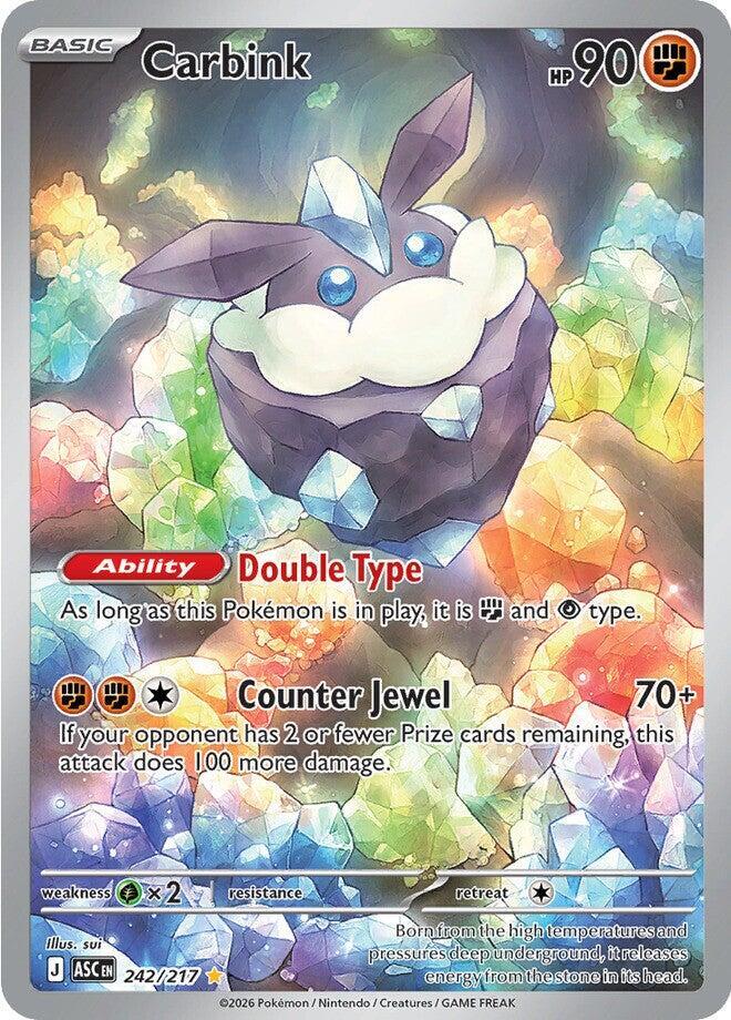 Pokemon Ascended Heroes Carbink 242/217