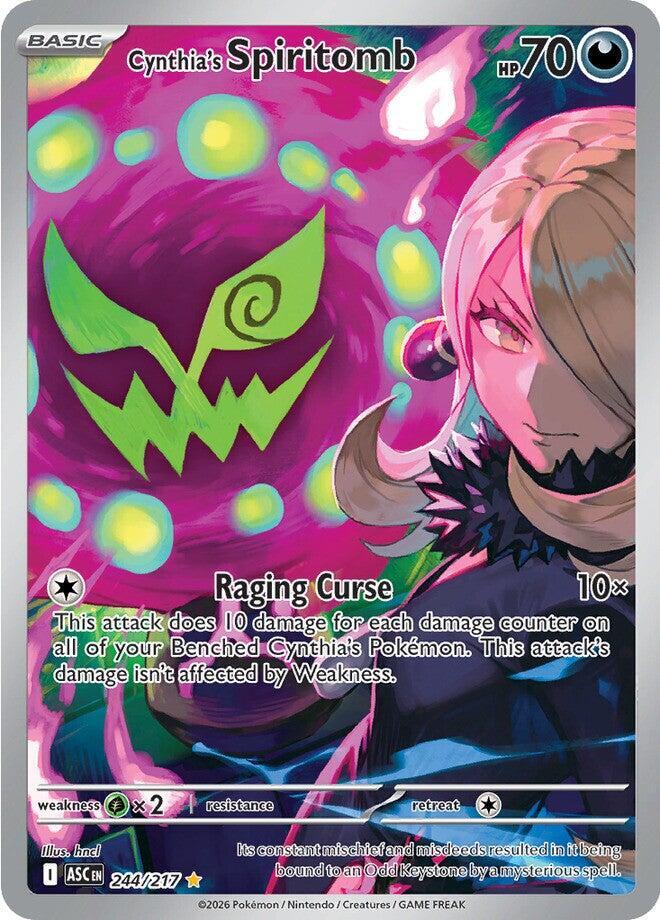Ascended Heroes Cynthia's Spiritomb 244/217 IR - JN