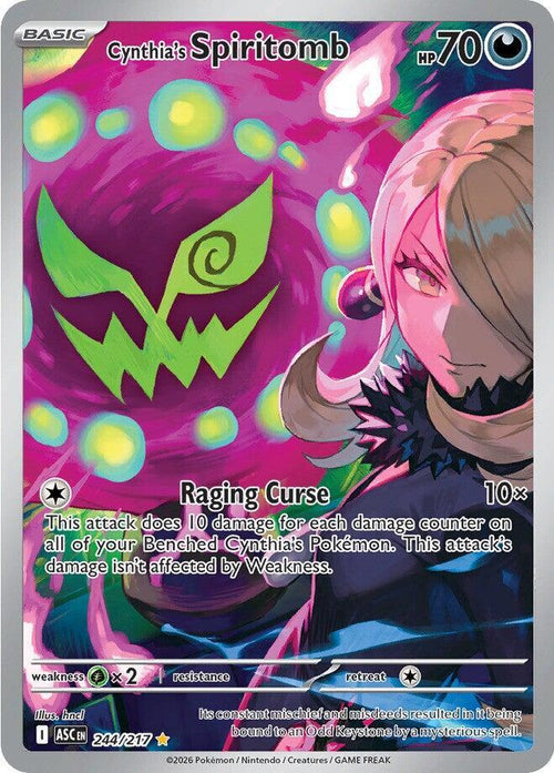Ascended Heroes Cynthia's Spiritomb 244/217 IR - JN