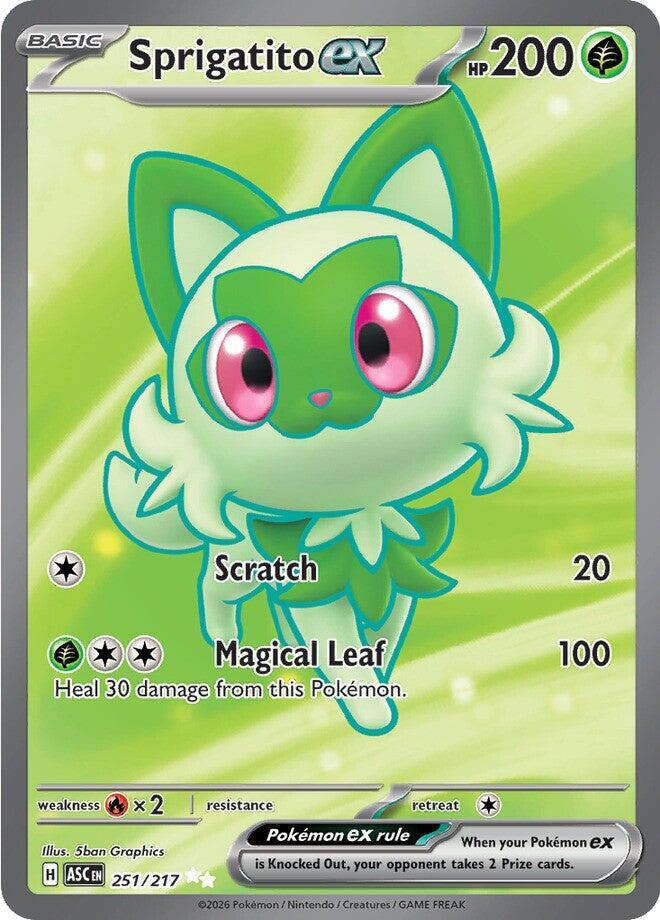 Ascended Heroes Sprigatito ex 251/217 UR - JN