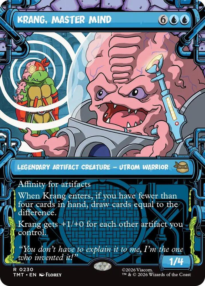 MTG: Teenage Mutant Ninja Turtles Krang, Master Mind (Showcase) 230