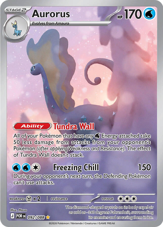 Pokemon Perfect Order Aurorus 092/088
