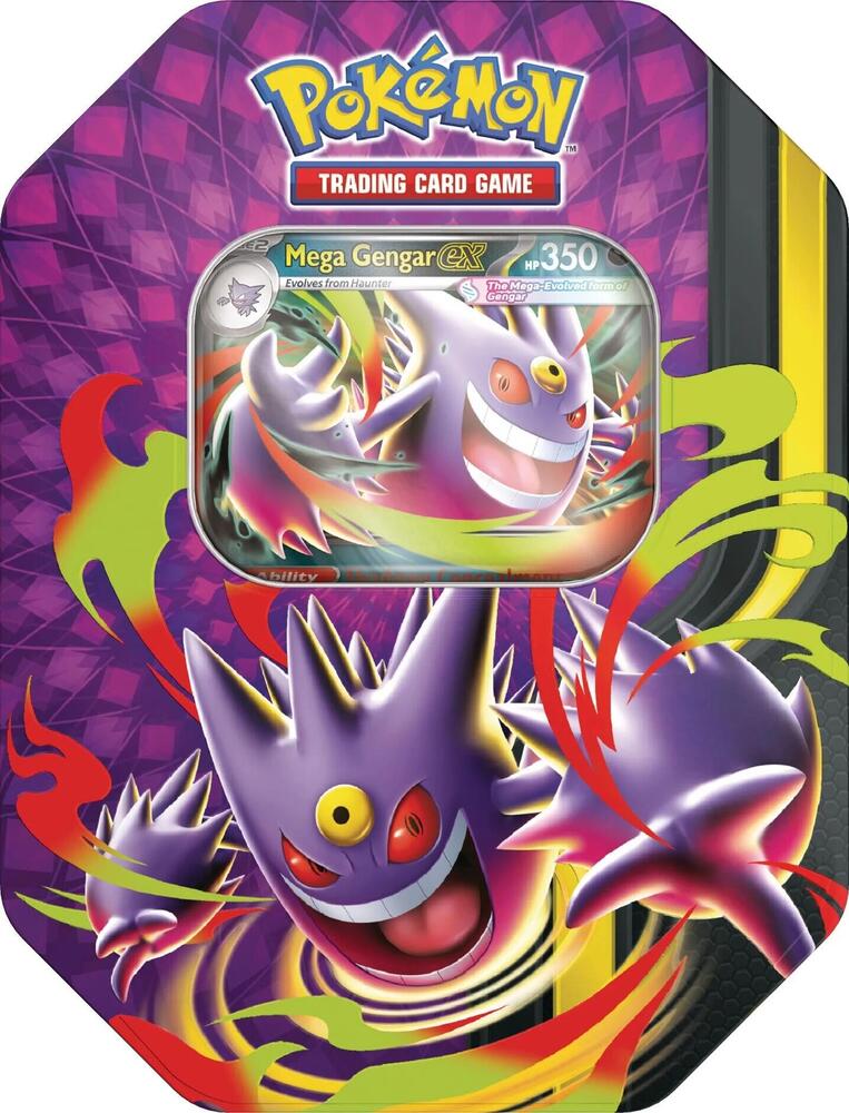 Pokemon Mega Moonlit Tin - Mega Gengar ex