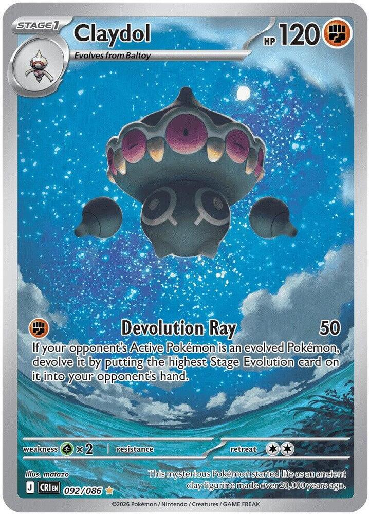 Chaos Rising Claydol 092/086 IR - JN