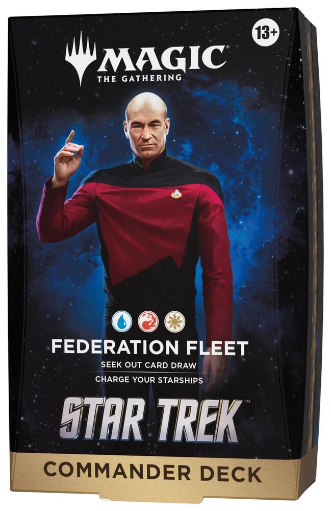 MTG - Star Trek Commander Deck - Federation Fleet - Commander