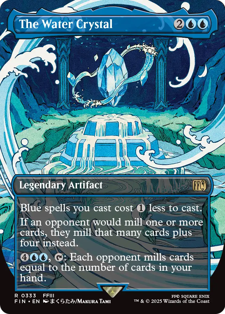The Water Crystal - Final Fantasy - Magic The Gathering card
