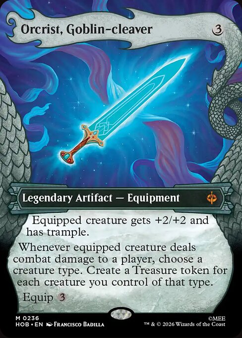 Orcrist, Goblin-cleaver (The Hobbit) Magic: The Gathering card