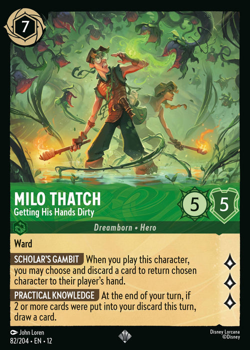 Milo Thatch - Getting His Hands Dirty (Wilds Unknown) #82