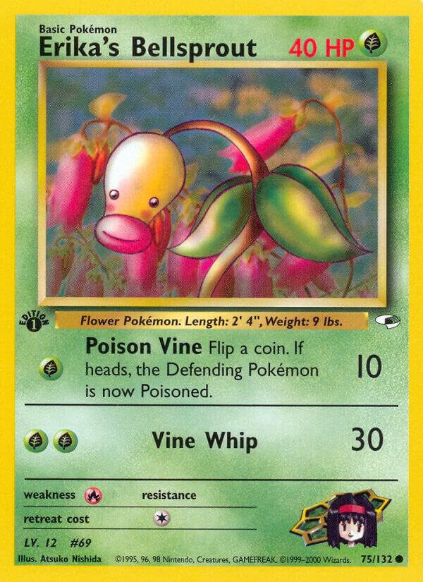 Pokemon Gym Heroes Erika's Bellsprout (75) 75