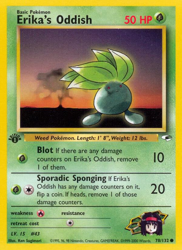 Pokemon Gym Heroes Erika's Oddish (78) 78