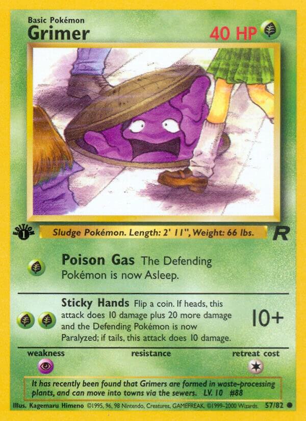 Pokemon Team Rocket Grimer 57