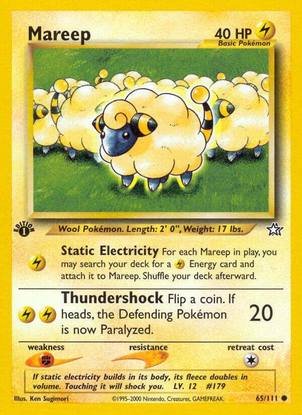 Pokemon Neo Genesis Mareep 65