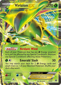 Pokemon Plasma Blast Virizion EX (Full Art) 96 - Ultra Rare Heavily Played