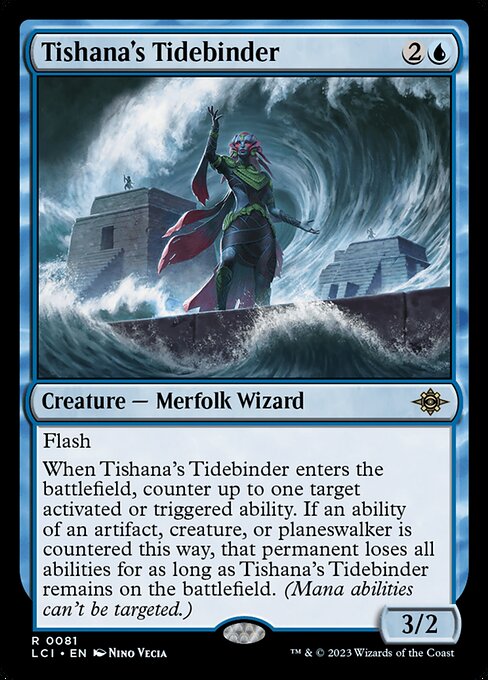 Tishana's Tidebinder (The Lost Caverns of Ixalan) Magic: The Gathering card