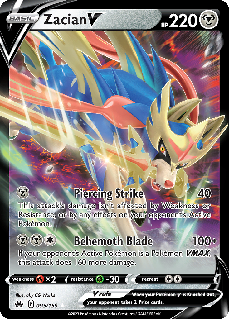 Zacian V (Crown Zenith) 95