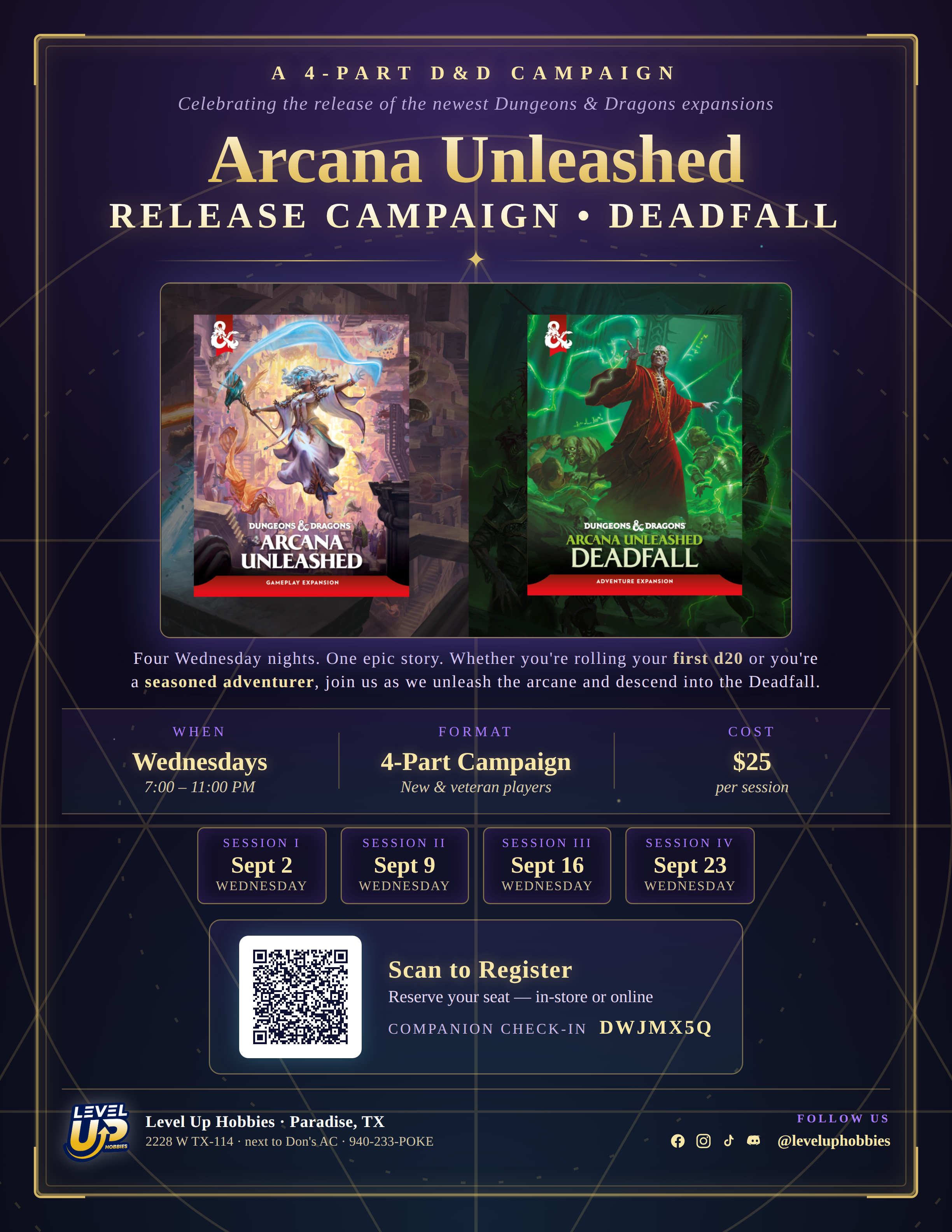 D&D Encounters: Season of Magic Celebration Weekly Play - Arcana Unleashed