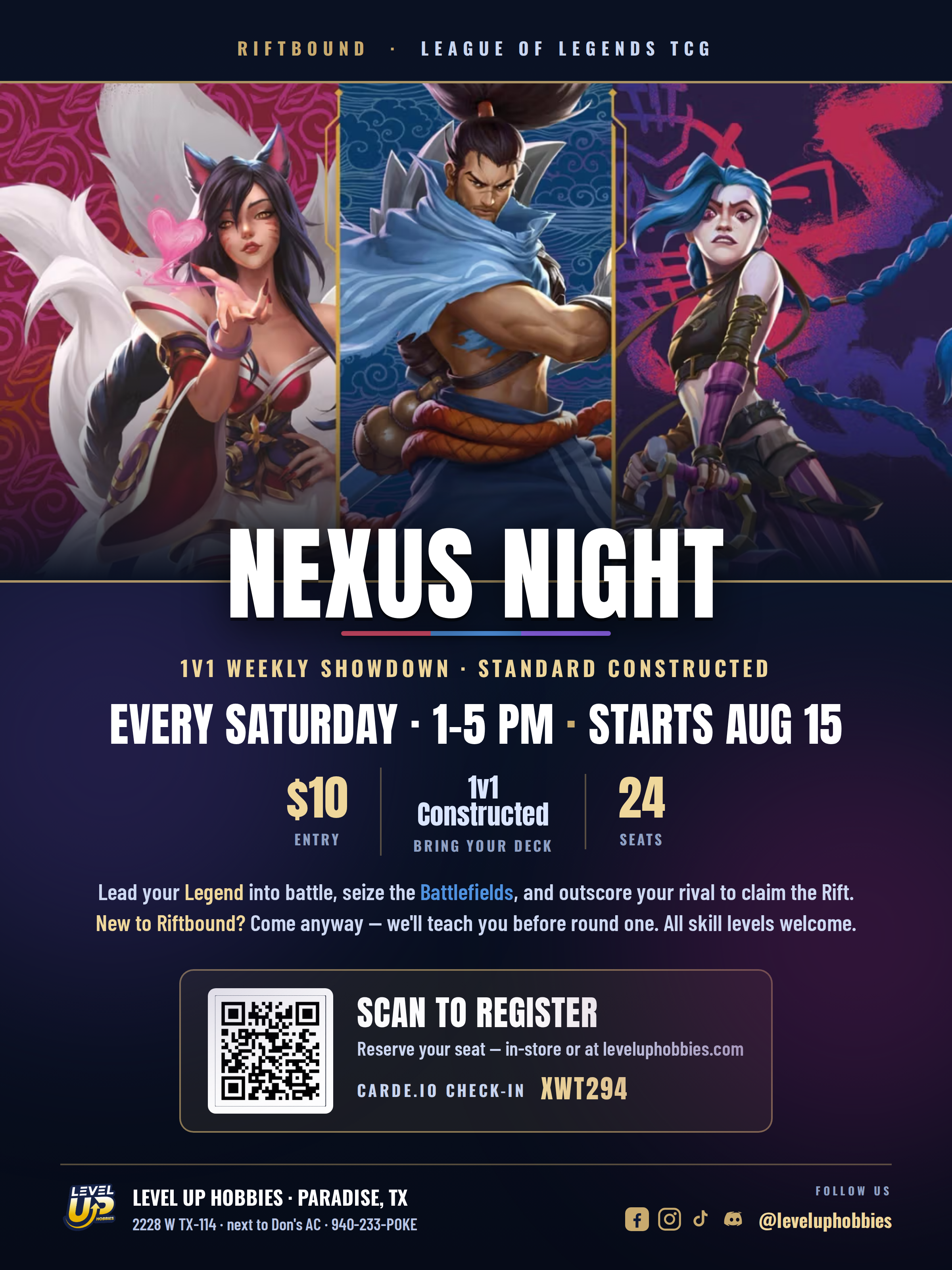Riftbound Nexus Night 1v1 Event