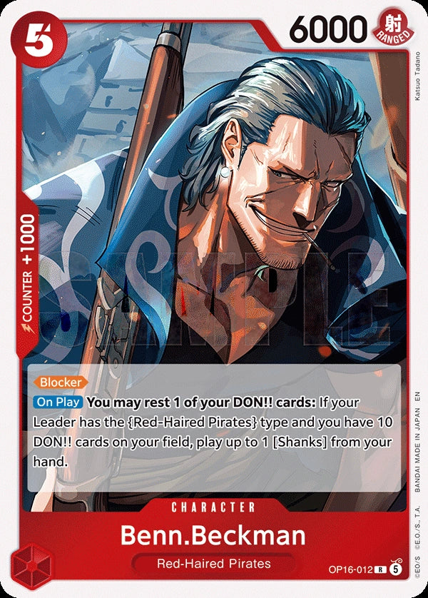 Benn.Beckman OP16-012 One Piece Card Game