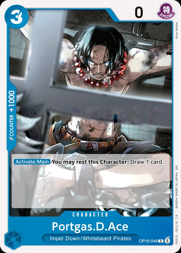 Portgas.D.Ace OP16-049 One Piece Card Game
