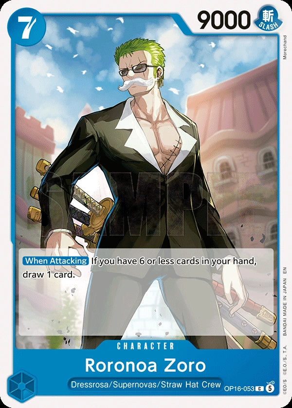 Roronoa Zoro OP16-053 One Piece Card Game