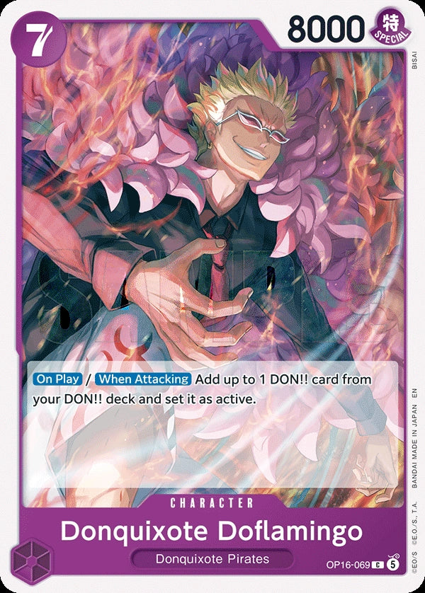 Donquixote Doflamingo OP16-069 One Piece Card Game