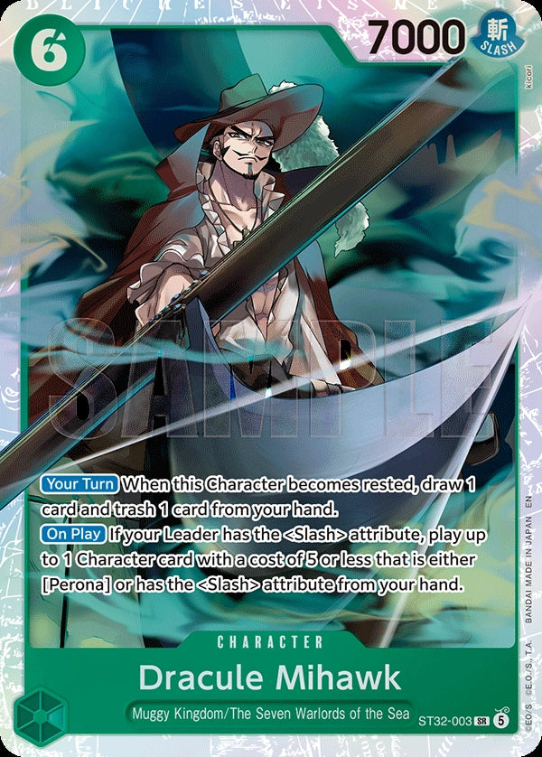 Dracule Mihawk ST32-003 One Piece Card Game
