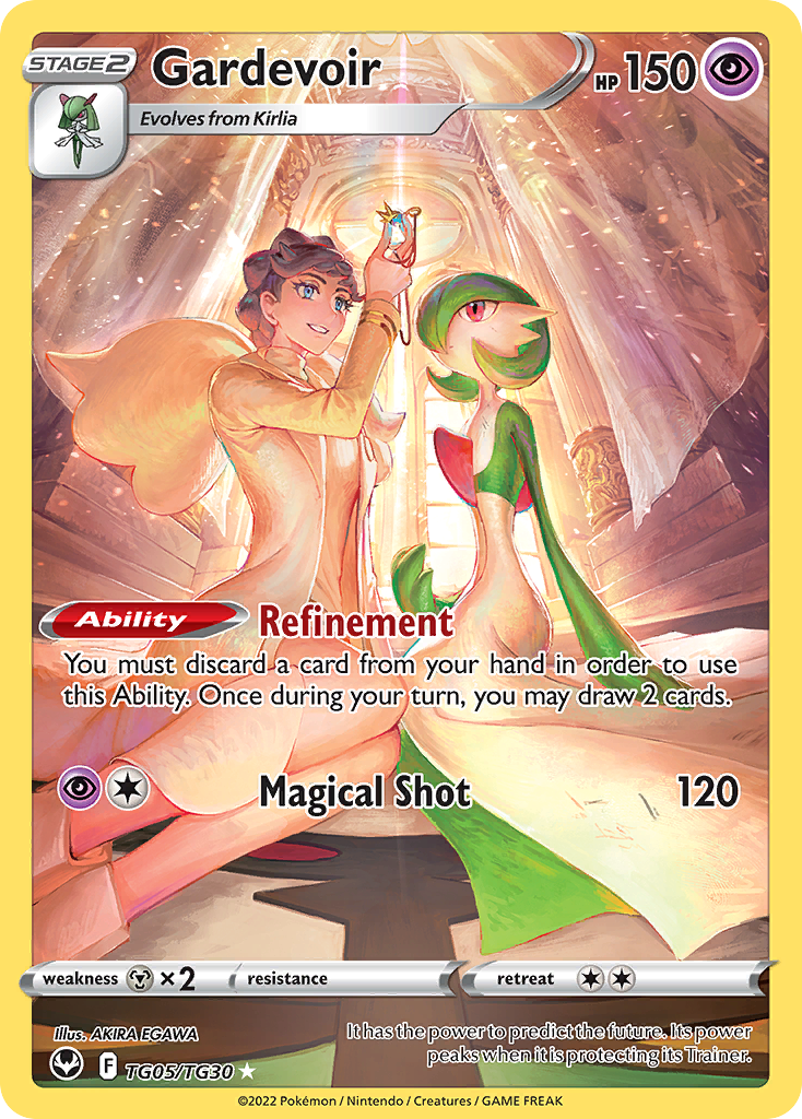 Gardevoir - Silver Tempest Trainer Gallery TG05 - Pokemon trading card