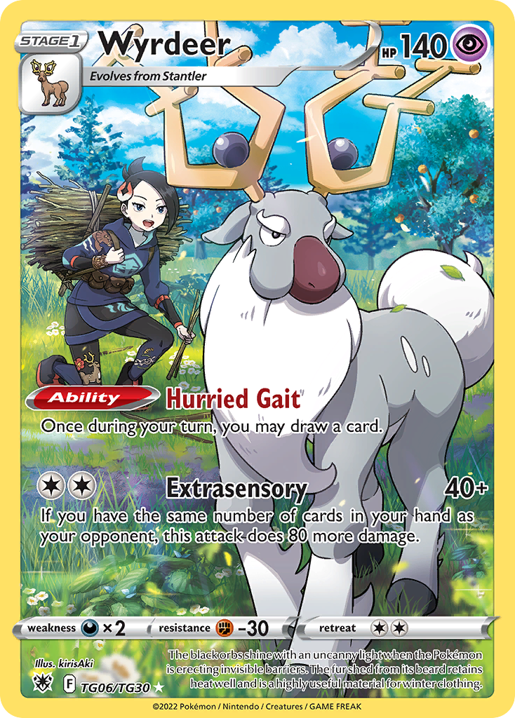 Wyrdeer - Astral Radiance Trainer Gallery TG06 - Pokemon trading card