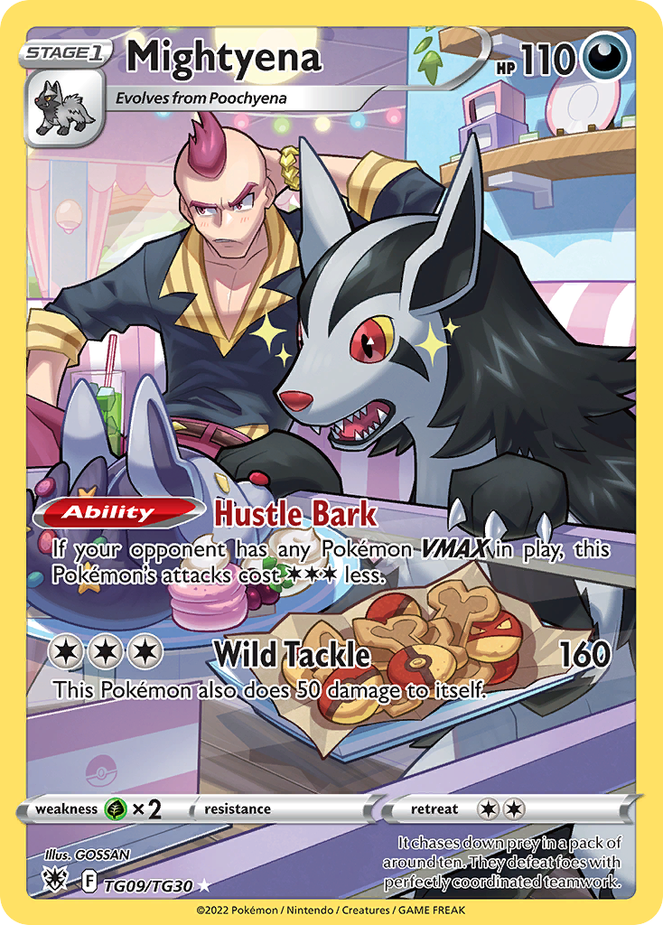 Mightyena - Astral Radiance Trainer Gallery TG09 - Pokemon trading card