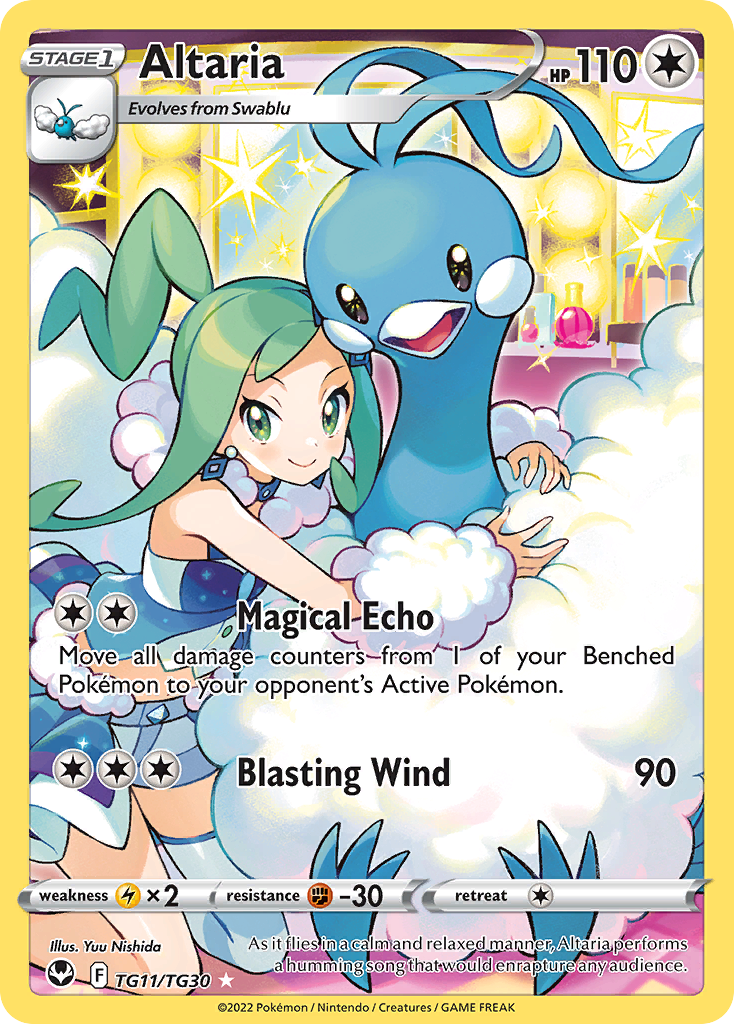 Altaria - Silver Tempest Trainer Gallery TG11 - Pokemon trading card