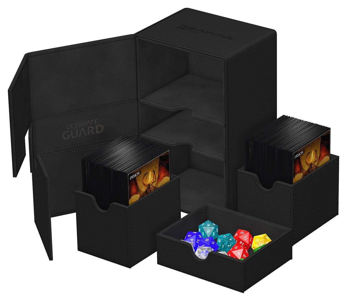 Ultimate Guard Twin Flip'N Tray - Black