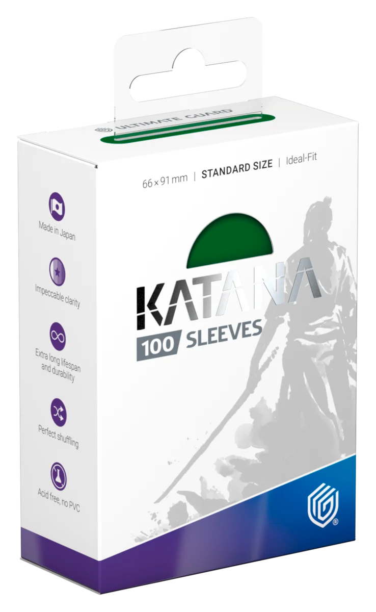 Ultimate Guard Katana Sleeves, 100ct - Jade Garden Green