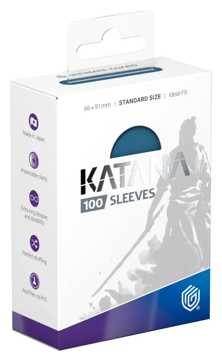 Ultimate Guard Katana Sleeves, 100ct - Mountain Haze Blue
