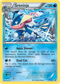 Pokemon Trading Card Game card Greninja, XY Black Star Promos, card number XY162