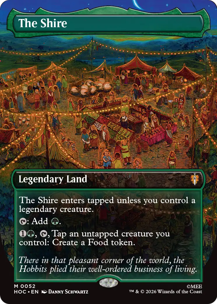 The Shire - The Hobbit Eternal - Magic The Gathering card