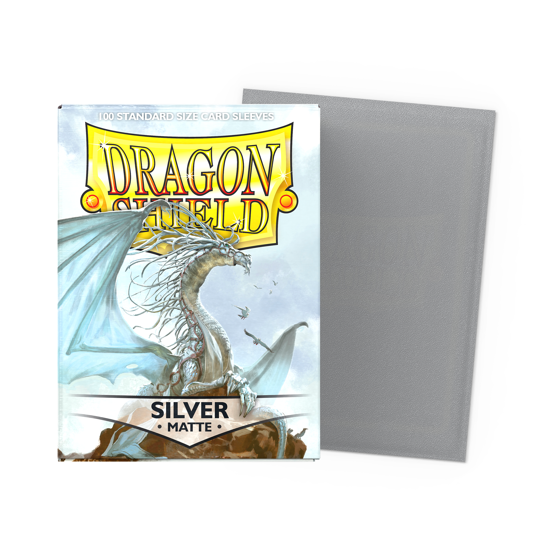 Dragon Shield 100ct Sleeves - Matte Silver