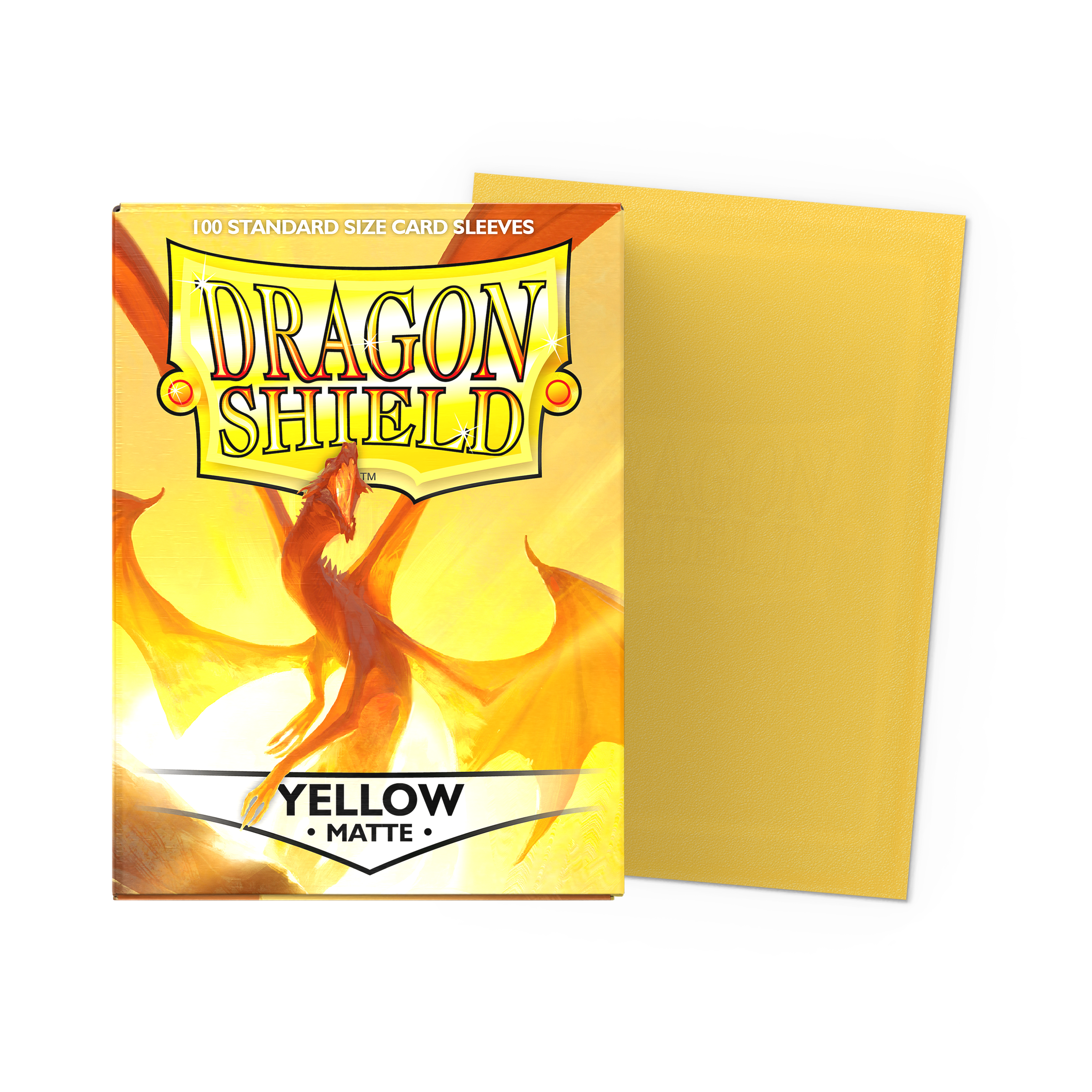 Dragon Shield 100ct Sleeves - Matte Yellow