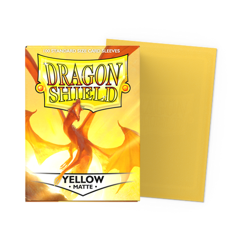 Dragon Shield 100ct Sleeves - Matte Yellow