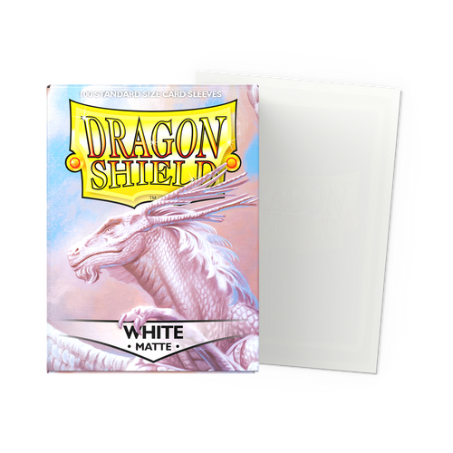 Dragon Shield 100ct Sleeves - Matte White