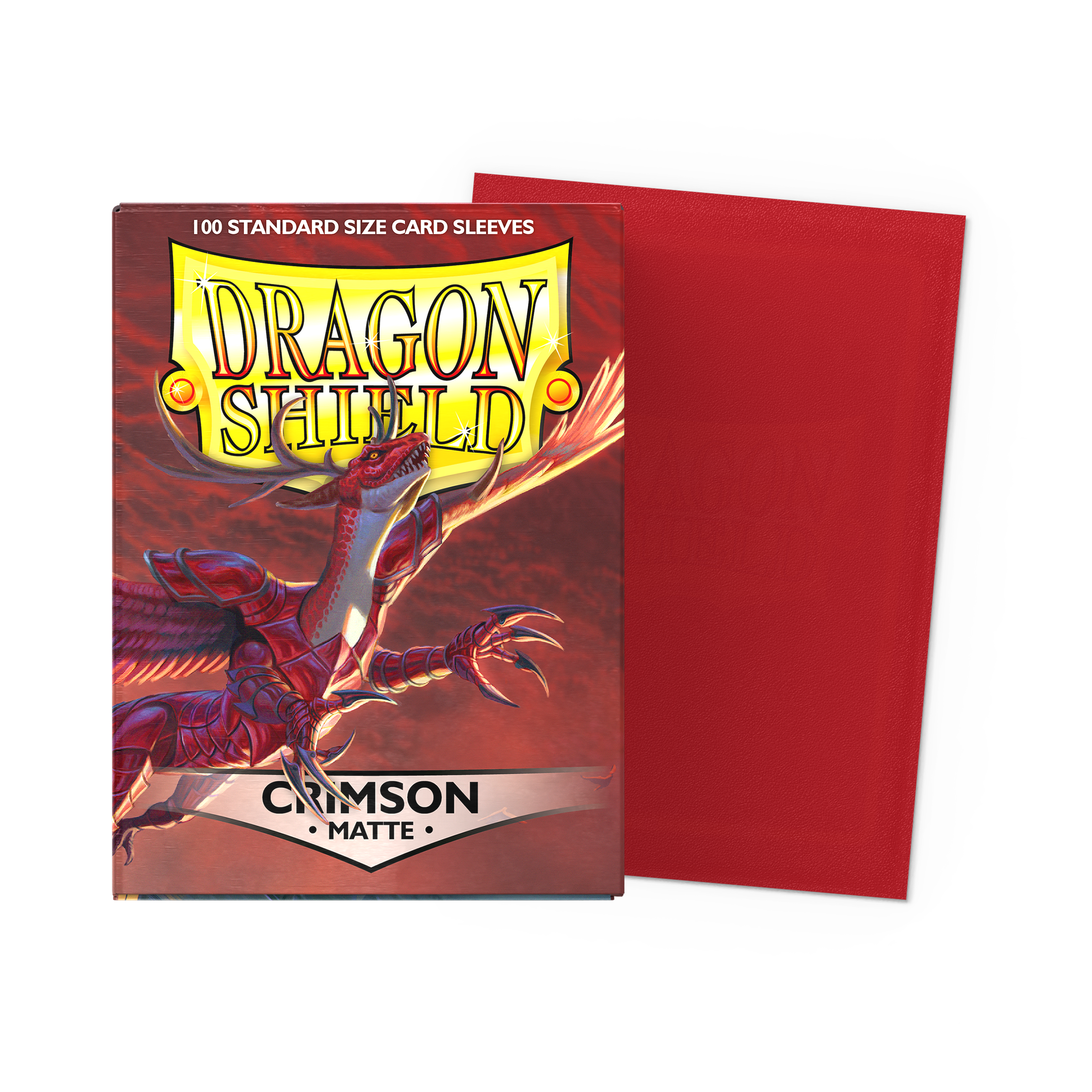 Dragon Shield 100ct Sleeves - Matte Crimson