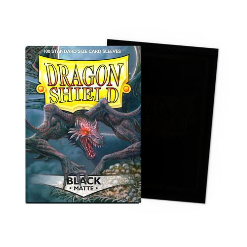 Dragon Shield 100ct Sleeves - Matte Black