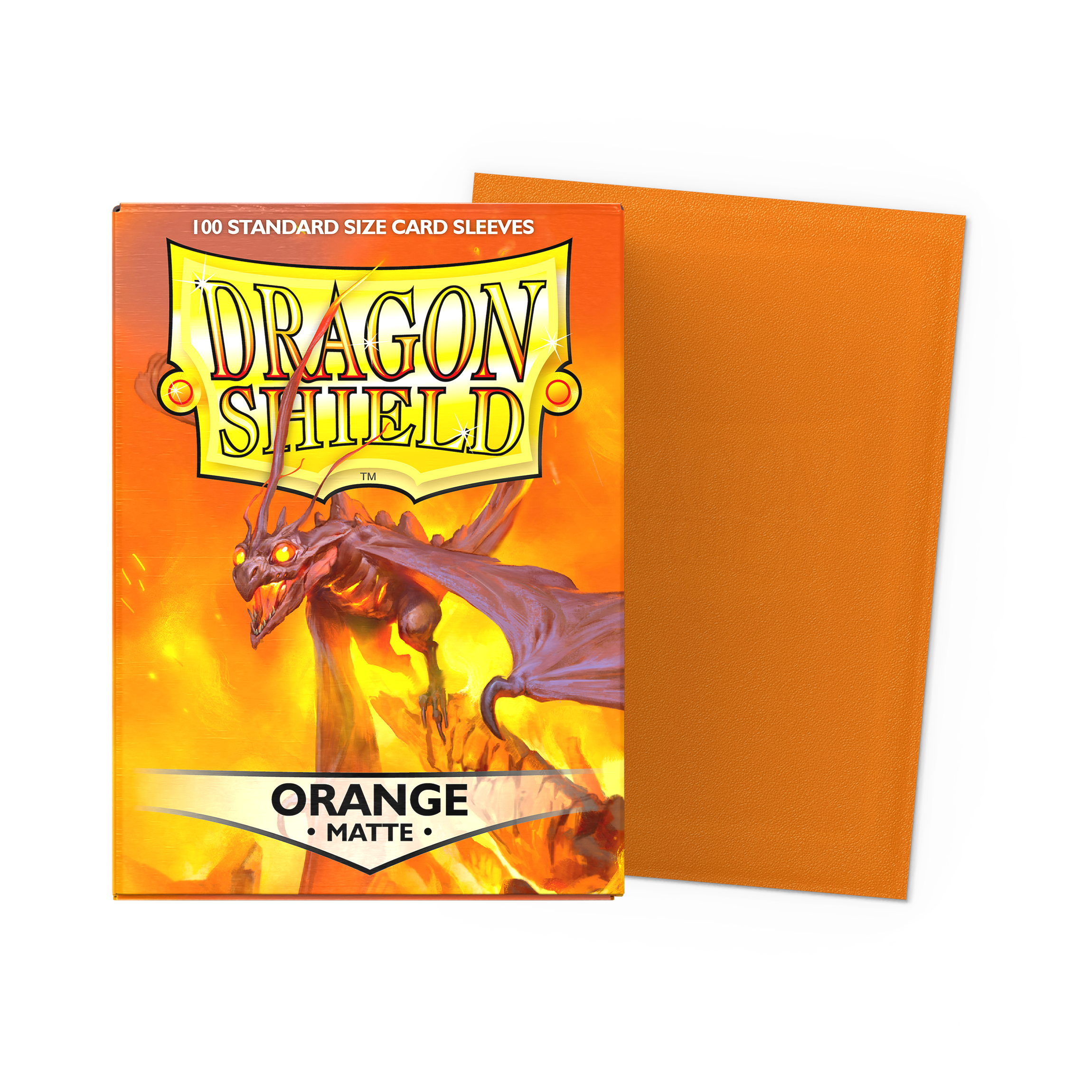 Dragon Shield 100ct Sleeves - Matte Orange
