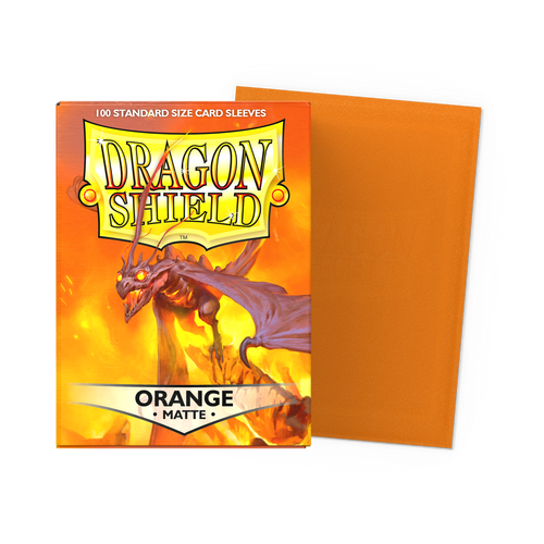 Dragon Shield 100ct Sleeves - Matte Orange