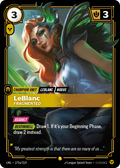 Riftbound Unleashed LeBlanc - Fragmented (Alternate Art) 172a/219 Showcase trading card